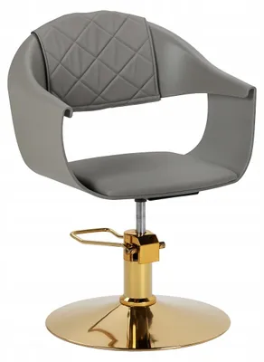Productafbeelding van Knippestoel met haarsysteem, model Halo, grijs