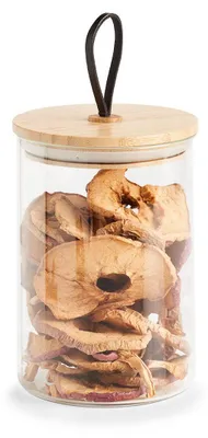 Produktbild von Vorratsglas rund Holzdeckel mit Schlaufe ZELLER Present