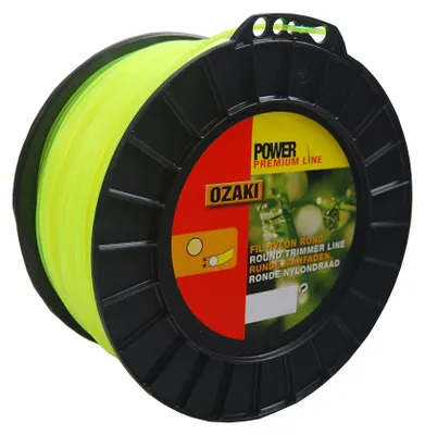 Nylon-Fadenspule, rund, 216 m, 2,7 mm, schwarz