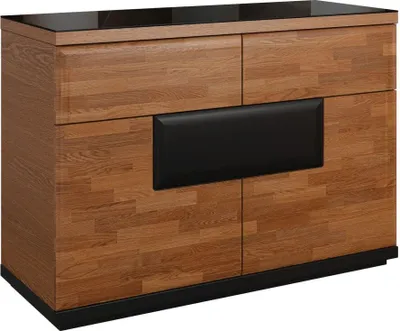 Produktbild von Dielenschrank niedrig, Kommode, Flurschrank, 122 cm breit