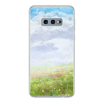 Produktbild von MuchoWow® Handyhülle Schutzhülle Hülle für Samsung Galaxy S10e Aquarell - Blumen - Landschaft Silikon Softcase Handy Hülle - Handy