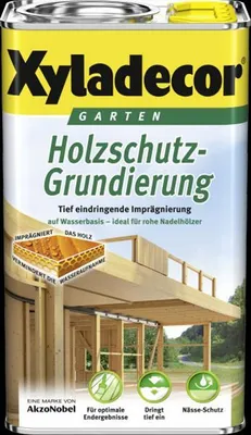 Produktbild von XYLADECOR Holzschutz Grundierung Garten 5 L farblos Wasserbasis