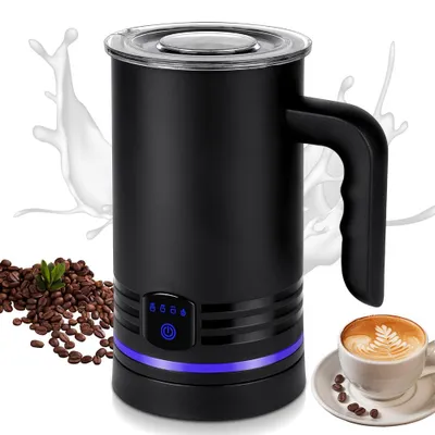 Milchaufschäumer 4-in-1, 430 ml, 400 W, Edelstahl, leise