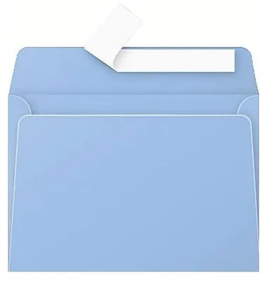 Immagine prodotto di Clairefontaine Pollen buste C6 blu lavanda 114x162mm 120g 20 pezzi