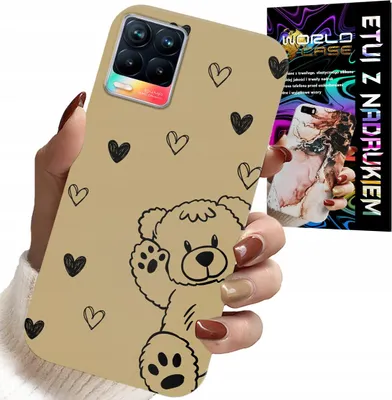 Zdjęcie produktu dla Etui Do Realme 8 / 8 Pro - Miś Pro Maxzak Wzory Dla Najmłodszych Case