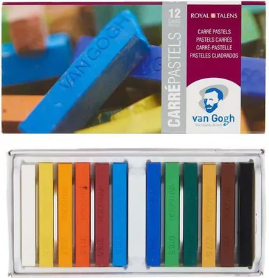Image de Bruynzeel Pastels Van Gogh Set 12 couleurs pour adultes