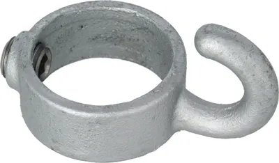 Produktbild von Garderobenhaken Stellring mit Haken parallel, 1 1/4" (42,4 mm) AVERDE