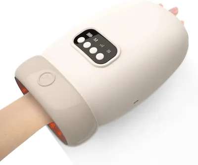 Produktbild von Verbessertes Handmassagegerät, Handmassagegerät mit Wärme und Kompression für das Karpaltunnelsyndrom, LED-Anzeige, elektrisches Hand