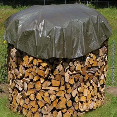 Immagine prodotto di PolyTarp 210 PE-Abdeckplane (Farbe Grün, 5 m rund, 13 mm Ösen im Rand) 430500