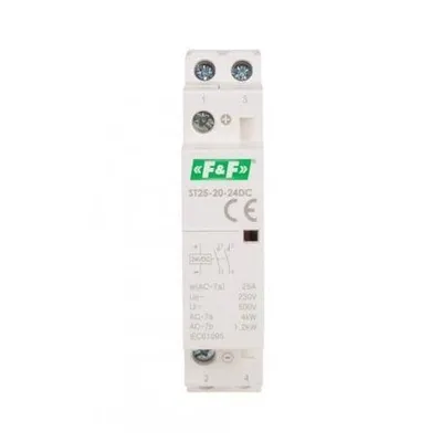 Immagine prodotto di F&F | Rele Modulare ST25-20-24DC - 25A - 24V DC - Compatto - Alte Prestazioni - Affidabile
