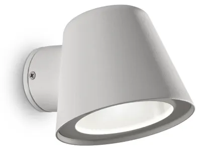 Produktbild von Moderne Wandleuchte, Gasbefeuert, Aluminium, Grau, 1 Licht, GU10, 28W, Schutzart IP43