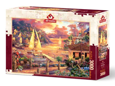 Produktbild von ART PUZZLE Puzzle Goldenes Meer 3000 Teile