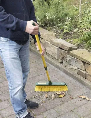Produktbild von florasun Krallenbesen mit Teleskopstiel, 45 cm breit