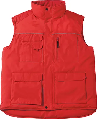Produktbild von B&C Pro Collection JUC40 | Expert Pro Workwear Bodywarmer für Herren - Farbe: Red - Größe: XL