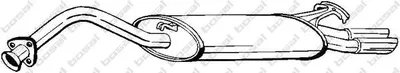 Produktbild von BOSAL 278-147 Endschalldämpfer für AUDI 100 Limousine (4A2, C4) Auspuff