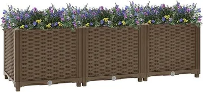 Produktbild von Famanu Pflanzenbox für den Außenbereich - Ideal für Garten, Balkon und Terrasse