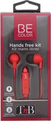 Image de ESBCRD Casque et écouteurs Casque filaire intra-auriculaire rouge