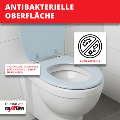 Produktbild von Grafner WC-Sitz mit Absenkautomatik in verschiedenen Designs : Star Farbe: Star