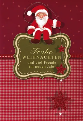 Produktbild von Weihnachten  Glückwunschkarte im Format 115 x 17cm mit Umschlag
