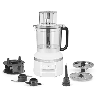 Produktbild von KitchenAid Food-Processor 5KFP1318EWH 3,1L LED-Bedienelemente ExactSlice Weiß