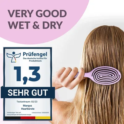 Produktbild von marQus Bio Entwirrende Haarbürste mit Doppelspiralfeder
