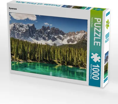 Produktbild von CALVENDO Puzzle Karersee | 1000 Teile Lege-Größe 64x48cm Foto-Puzzle für glückliche Stunden
