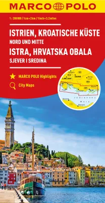 Produktbild von MARCO POLO Regionalkarte Kroatische Küste Nord und Mitte 1:200.000