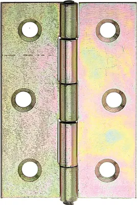 Produktbild von ALBERTS Scharnier, galv. gelb verzinkt, LxB 63x43 mm
