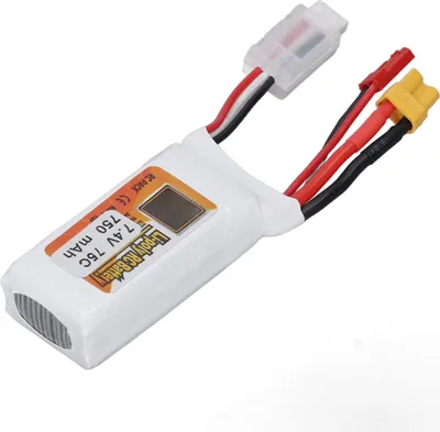 Zdjęcie produktu dla Akumulator Lipo 2S 75C 750 mAh 7,4 V Li Poly RC ze złączem JST XT30 do quadkoptera wyścigowego QAV250