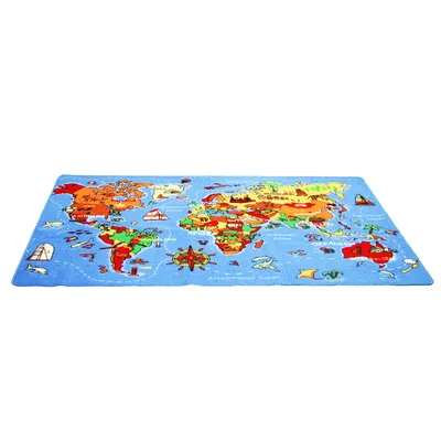 Obrázok produktu pre Hracia podložka World 140 x 200 cm Vzdelávacia podložka