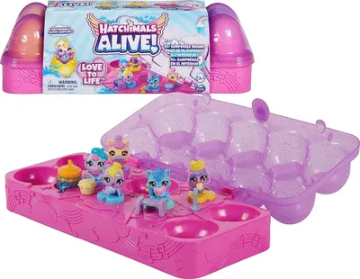 Produktbild von Spin Master 6067404 (20142741) - Hatchimals - Alive! - Eierkarton Spielset