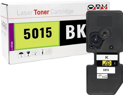 Produktbild von Kompatibler Toner für Utax P-C2655w ersetzt PK-5015 schwarz - ca. 4100 Seiten
