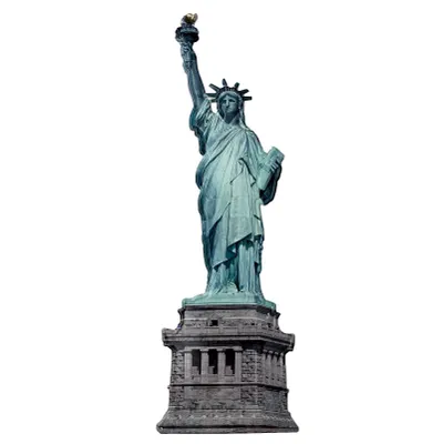 Produktbild von Blechschild Schild Blech Freiheitsstatue USA Amerika Antik-Stil 75cm
