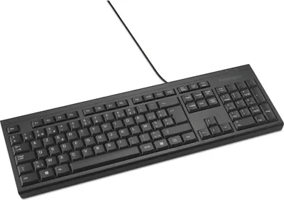 Produktbild von Kensington KB100 EQ - Tastatur - full size - USB - AZERTY - Belgien - Schwarz