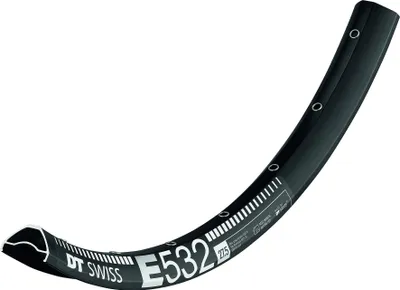 Produktbild von DT Swiss Felge E 532 27,5" 28 Loch Schwarz - robuste Enduro-Felge für harte T....