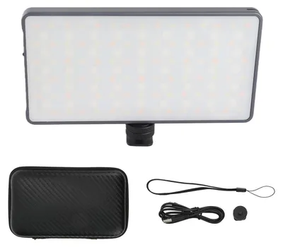 Obrázok produktu pre LED svetlo Nicefoto, farebné (RGB) svetlo pre videonahrávky, prenosný LED panel pre živé vysielanie a fotografovanie
