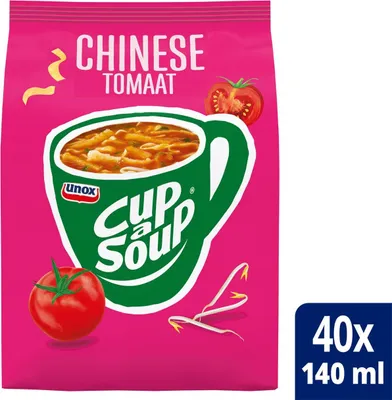 Produktbild von UNOX-CUP-A-A-SOUP-Maschinenbag Chinesische Tomate 140ml | Einbacken Sie einen 40er -Teil