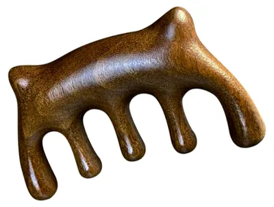 Produktbild von Holz Massagekamm Körper-akupunktmassagegerät Kreativer Massagekamm Aus Holz Praktische Massager Kamm Massagewerkzeug Kamm