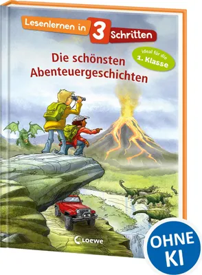 Produktbild von Lesenlernen in 3 Schritten - Die schönsten Abenteuergeschichten