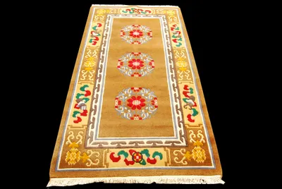 Obrázok produktu pre Autentický ručne viazaný kilim s certifikátom pravosti 190x95 GALLERIAFARAH1970