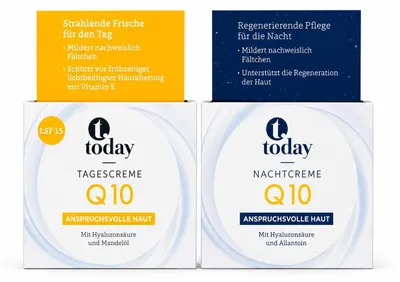 Produktbild von today Q10 Tages- & Nachtcreme Set Komplette Pflege für Tag und Nacht (50 +50 ml)