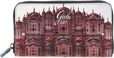 Immagine prodotto di Gabs Pelle portafoglio GMONEY17 Zip Around Wallet Rosso Jaipur bordeaux