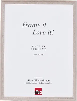 Produktbild von Effect Holzrahmen Profil 2440 hellbraun 27x48 cm Klarglas