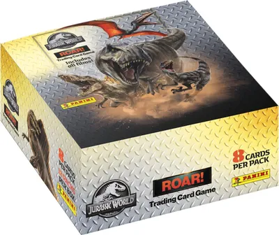 Obrázok produktu pre Zberateľské karty PANINI Jurassic World TCG, 18 balíčkov, 144 kariet, karta limitovanej edície č. 2