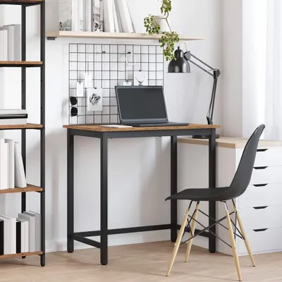 Obrázok produktu pre Písací stôl z dreva a kovu s nastaviteľnou výškou
