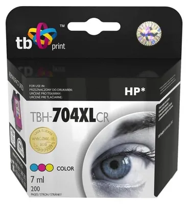 Zdjęcie produktu dla TB Print Ink HP DJ IA 2060 Color remanufactured XL TBH-704XLCR (HP No. 704 CN693AE)