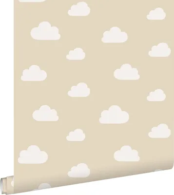 Obrázek produktu pro ESTAhome tapeta malé mraky béžová 53 cm x 10,05 m