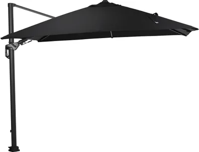 Produktbild von Garden Impressions Hawaii Big Pole II Sonnenschirm - 350x350 cm - carbon black - royal schwarz