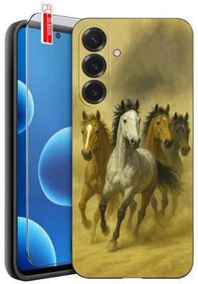 Productafbeelding van Beschermhoezen voor de Samsung A27 5G – Designs | Mat siliconen hoesje + 9H-glas