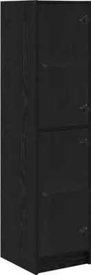 Immagine prodotto di Credenza Rovere Nero 35 x 37 x 142 cm Legno multistrato